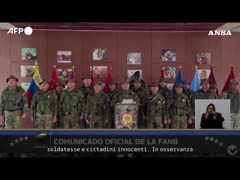 Venezuela, l’Esercito riconosce la presidenza di Rodriguez