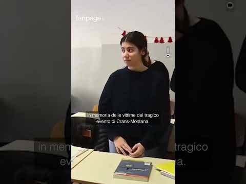 Un minuto di silenzio in memoria  delle vittime della strage di Crans-Montana.