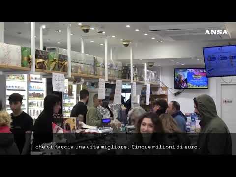 Lotteria Italia, Roma: nel bar dov’e’ stato venduto il biglietto da 5 milioni