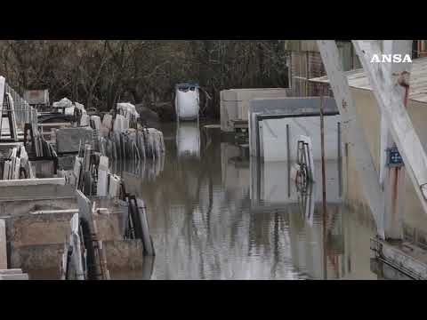 Roma, l’esondazione del fiume Aniene