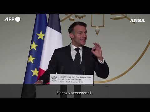 Macron: “Rifiutiamo il nuovo colonialismo e il nuovo imperialismo”