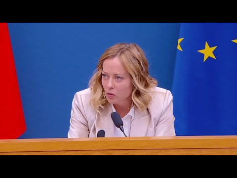 In diretta la conferenza stampa di inizio anno di Giorgia Meloni