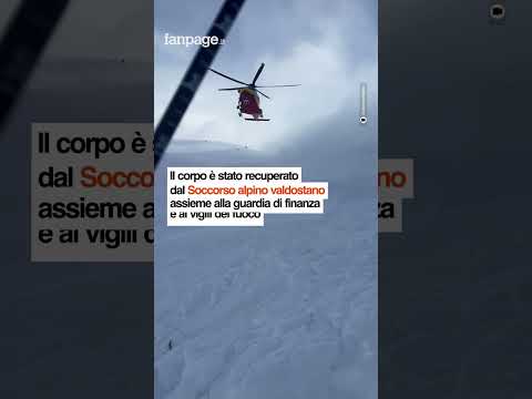 Valanga si stacca in Valle d’Aosta: trovato morto scialpinista a Pointe de la Pierre