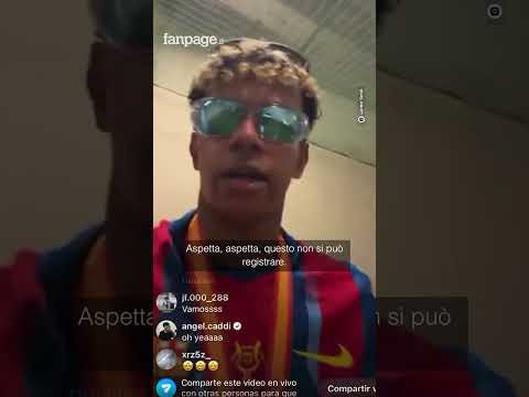 La gaffe fi Lamine Yamal con Szczesny