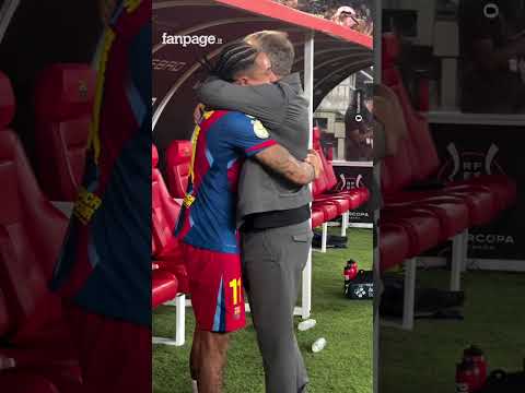Il Barcellona vince la Supercoppa di Spagna: le lacrime di Raphinha e l’abbraccio con Flick
