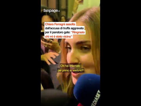 Chiara Ferragni assolta dall’accusa di truffa aggravata per il pandoro gate