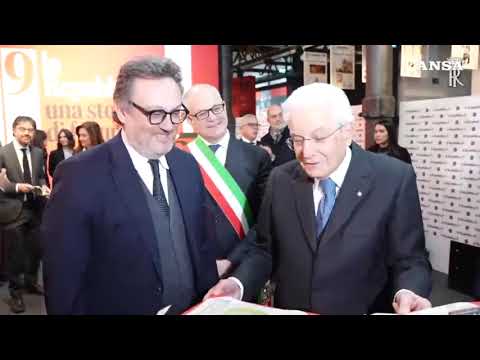 Roma, Mattarella visita la mostra di “Repubblica”
