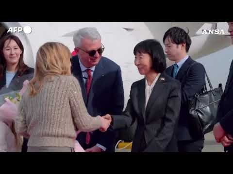 Meloni arrivata a Tokyo, domani l’incontro con Sanae Takaichi