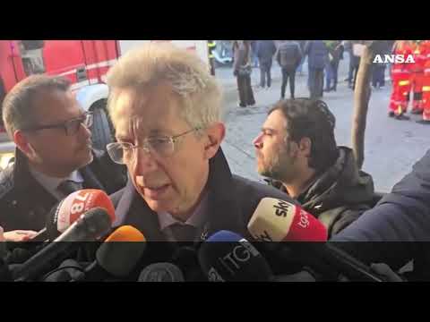 Incendio del Sannazaro, Manfredi: “Si pensa a fatto accidentale”