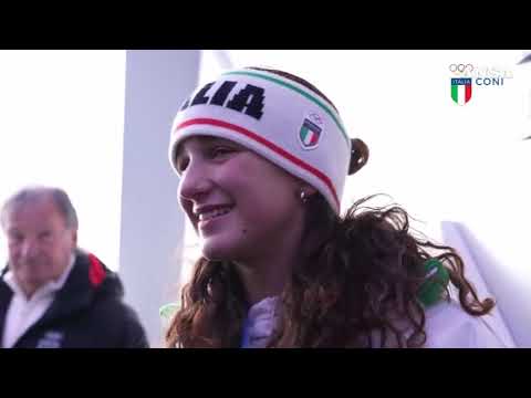 Milano Cortina, la festa per Tabanelli a Casa Italia Livigno
