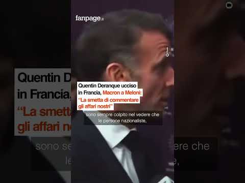 “La smetta di commentare gli affari nostri”: le parole di Macron a Giorgia Meloni