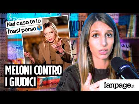 Cosa è successo negli ultimi giorni tra Giorgia Meloni e i giudici