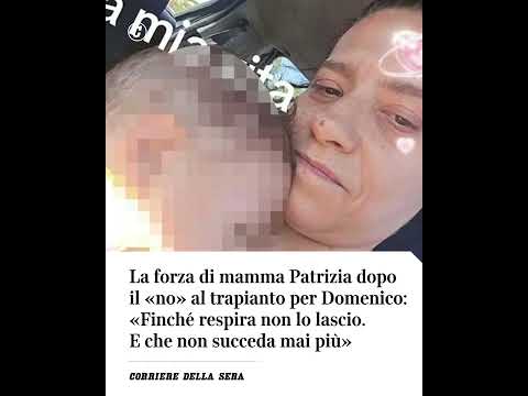 La forza di mamma Patrizia dopo il no a nuovo trapianto per Domenico: «Finché respira non lo lascio»