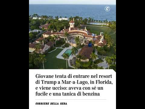 Tenta di entrare nel resort di Trump a Mar-a-Lago e viene ucciso: aveva fucile e tanica di benzina