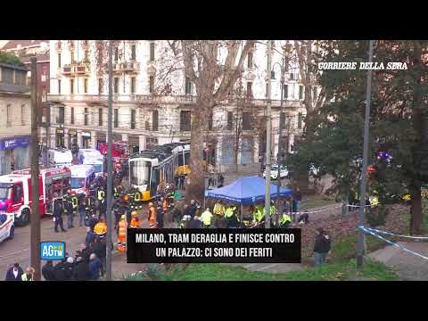 Milano, tram deraglia e finisce contro un palazzo: la diretta dal luogo dell’incidente