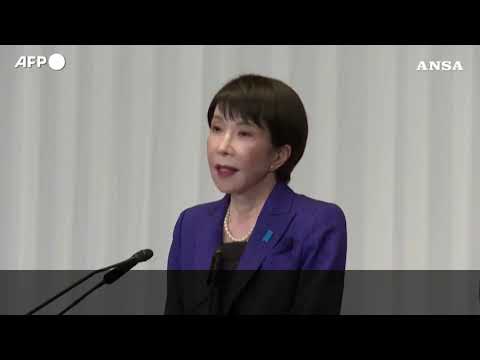 Takaichi: “Sento la responsabilita’ di rendere il Giappone piu’ forte e prospero”