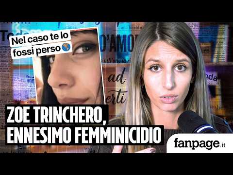 Il femminicidio di Zoe Trinchero e la violenza di genere tra i giovanissimi