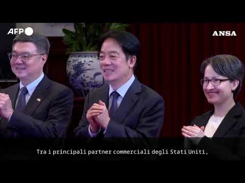 Firmato l’accordo tra Usa e Taiwan sul taglio dei dazi