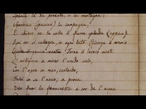 Gli autografi della letteratura italiana: ecco come nascono i Classici
