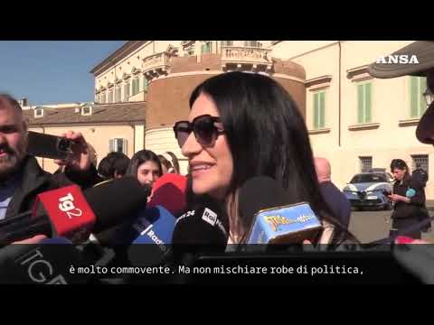 Sanremo, Pausini dopo l’incontro al Quirinale: “Commossa per Mattarella”