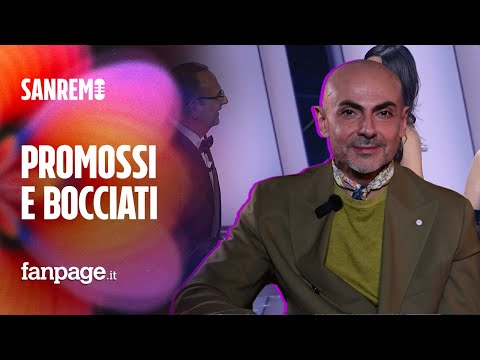 Le pagelle di Enzo Miccio sui look di Sanremo 2026: bocciati Fedez e Can Yaman, promossa Laura Pausi