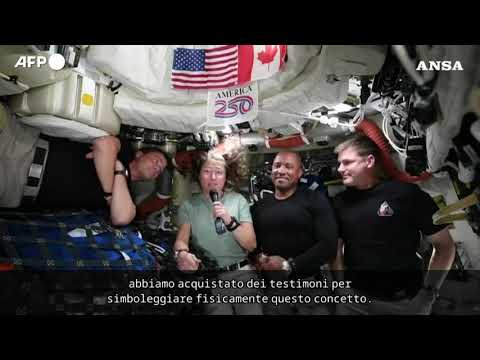 L’equipaggio di Artemis II, “questa e’ una staffetta”