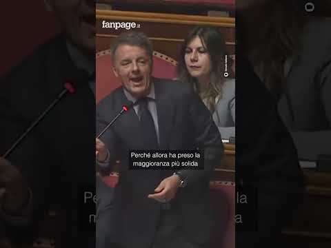 Renzi a Meloni: “Con le opposizioni unite lei alle prossime elezioni va a casa”