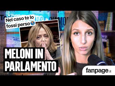 Vittimismo, risatine liceali e millanterie: cosa ha detto Giorgia Meloni in Parlamento