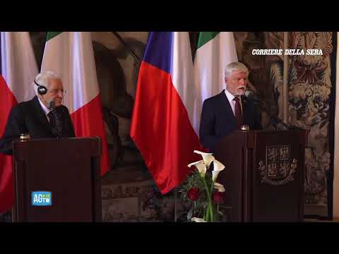Mattarella a Praga