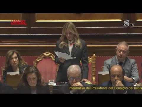 Meloni al Senato: «Conto su di voi colleghi senatori, alla Camera solo insulti»