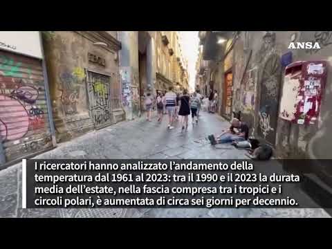 Estati sempre piu’ precoci, lunghe e calde