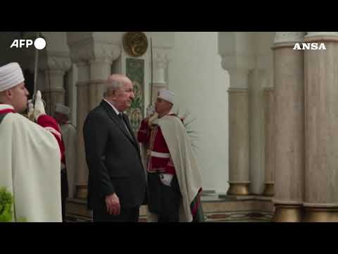 Il Papa in Algeria, l’incontro con il presidente Tebboune