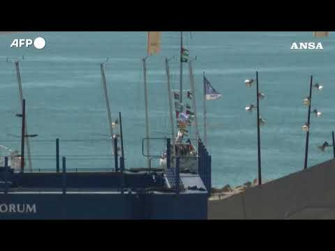 Salpa da Barcellona il grosso della Flotilla per Gaza, rotta verso la Sicilia