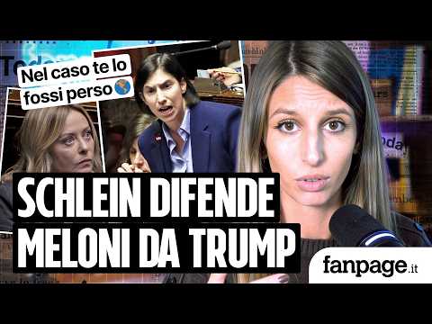 Il Papa e Meloni ancora bersaglio di Trump, Schlein difende la premier