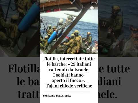 Flotilla, intercettate tutte le barche: 29 italiani trattenuti da Israele. Tajani chiede verifiche