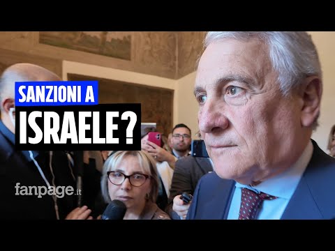 Flotilla, Tajani: “Sanzioni a Israele? Per ora solo a Ben Gvir, ministro della sicurezza è lui”