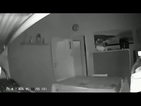 Il momento della scossa di terremoto in una casa dell’area flegrea