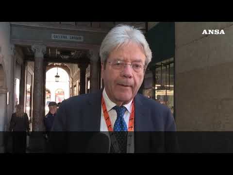 Gentiloni: “L’obiettivo e’ la pace e oggi pace vuol dire Europa”