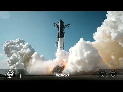 Il lancio della nuova Starship V3 di SpaceX: 12° test di volo per il razzo di Elon Musk