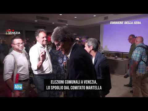 Comunali a Venezia, lo spoglio da Martella