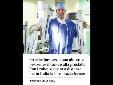 Anche fare sesso può aiutare a prevenire il cancro alla prostata. Con i robot si opera a distanza