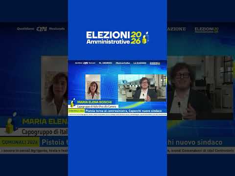 Amministrative 2026: Analisi in Diretta con Maria Elena Boschi e Esperti su Voto e Risultati