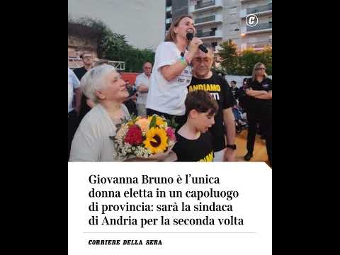 Giovanna Bruno unica donna eletta in un capoluogo di provincia: sarà (di nuovo) sindaca di Andria