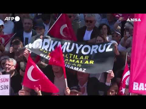 Turchia, il comizio del leader del Chp imposto da una sentenza del 2023