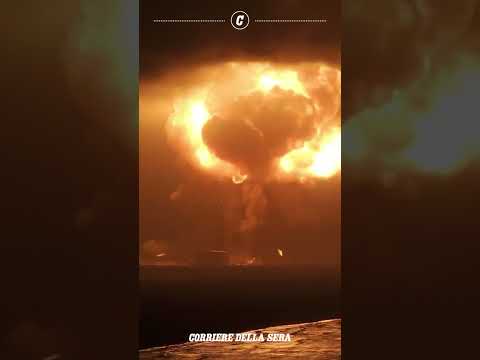 Il razzo di Blu Origin esplode sulla rampa di lancio durante un test di accensione