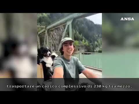 Dalla Germania al Garda su una macchinina a pedali