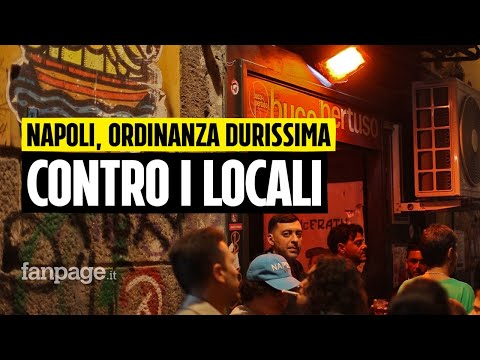 Le reazioni dei commercianti di Napoli all’ordinanza anti rumore per la movida notturna