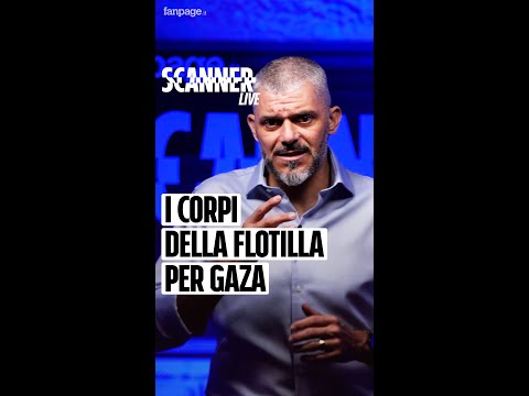 Scanner Live, l’editoriale di Valerio Nicolosi: i corpi della Flotilla per Gaza
