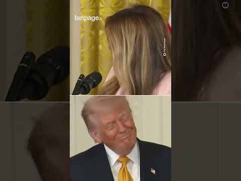 Melania definisce Trump “leader empatico”: la platea scoppia a ridere