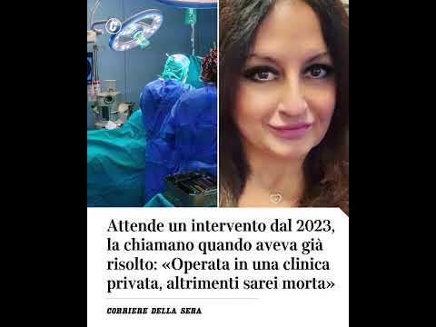 Attende un intervento dal 2023: “Operata in una clinica privata, altrimenti sarei morta”
